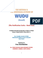 The Method and The Mustahab Actions of Wudu