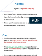 DBMS - Unit 3 - Notes (Relational Algebra)