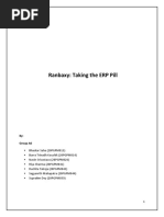 Ranbaxy: Taking The ERP Pill: By: Group A6