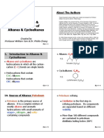 Organic Chemistry Chapter 4 - Nomenclatures and Conformations of Alkanes and Cycloalkanes