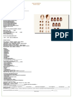 Ficha de Anamnese Capilar