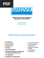 High Pressure Air Systems: Applicable For D55SP/D75KS