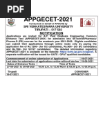 APPGECET2021 Notification