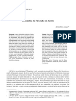 La Sombra de Nietzsche en Sartre.