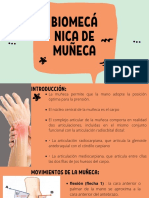 Biomecánica de Muñeca