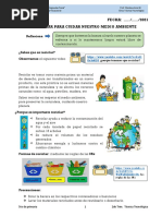 5tos TEMA 1 Reciclar - Medio Ambiente