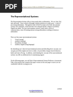 The Representational Systems: Rayner Institute CORE ALIGNMENT™ Coaching School