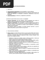 Capitulo 12 Procesos de Toma de Decision