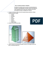 Area y Volumen de Prismas y Piramides