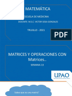 Semana 13 Matrices.