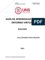 Guía de Aprendizaje Biología para Medicina 2021-I