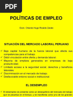 Politica de Empleo