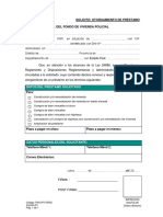 Formatos de Préstamo Del Fovipol Compra de Vivienda