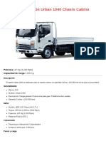 Camion Urban 1040 Chasis Cabina Jac