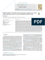 Optimal Mangrove Restoration Through Community Engagement On Coastal Lands Facing Climatic Risks - The Case of Sundarbans Region in India