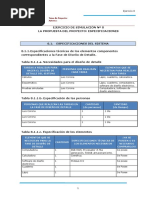 La Propuesta Del Proyecto Especificaciones