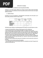 Activity Sheet in Caregiving 1. Read The Situation Carefully Then Answer The Questions That Follow