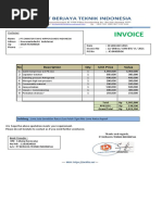 Invoice: No Description Qty Unit Price Value