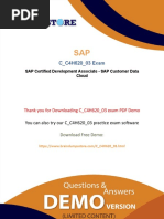 Thank You For Downloading C - C4H620 - 03 Exam PDF Demo