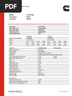 Model: C1760 D5e Frequency: 50 HZ Fuel Type: Diesel: Generator Set Data Sheet