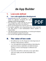 Low Code Builder