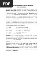 Contrato Privado de Compra Venta de Ruben