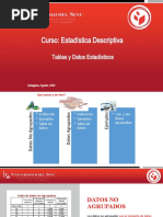 Estadistica Descriptiva Semana 3 Tablas y Gráficos Estadísticos