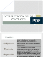 Interpretación de Los Contratos - Diapositivas