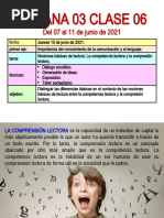 Semana 03 Clase 06 (Jueves 10 de Junio de 2021)