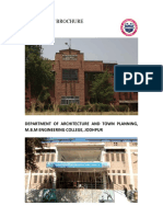 Placement Brochure 2020-2021: Department of Architecture and Town Planning, M.B.M Engineering College, Jodhpur