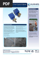 High Pressure Foot Control Valves
