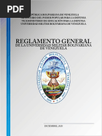 Reglamento General Umbv Dic2020