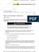 Sistema de Enfriamiento - Inspeccionar