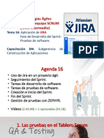 PPT16 - Aplicación de JIRA - Desarrollo - Pruebas