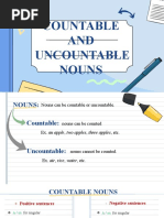 Countable and Uncountable Nouns