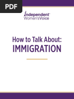 How To Talk About Immigration