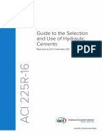 225r 16 Guide To The Selection and Use of Hydraulic Cements