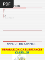 Chapter 5 Separation of Substances