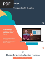 HubSpot - Company Profile Template 1