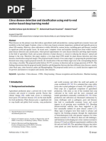 Citrus Disease Detection and Classification Using End-To-End Anchor-Based Deep Learning Model