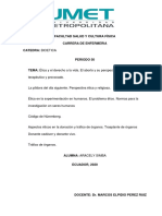 Trabajo Autónomo de Problemas Bioéticos Relacionados Al Aborto