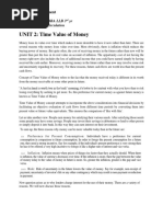 UNIT 2: Time Value of Money: New Law College, BBA LLB 3 Yr Notes For Limited Circulation