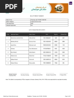 Ballot Result Summary: S No. Applicant Name Father Name Cnic Reg No. Allotted Plot