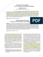 Movimento Fenomenológico - Controvérsias e Perspectivas Na Pesquisa Psicológica