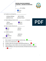 Worksheet On Generation of Computer (Class - 5)