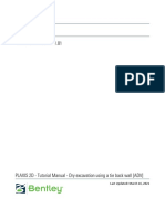 PLAXIS - 2D - CEV21 - Tutorial - 06 - Dry Excavation Using A Tie Back Wall