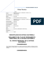 Reglamento Del Plan de Ordenamiento Territorial