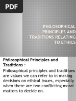 Philosophical Principles Relating To Ethics