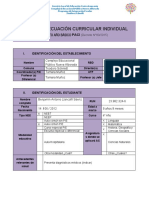 Plan de Adecuación Curricular Individual Modificada Poolett