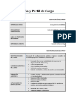 Perfil de Cargo Encargado de Contabilidad